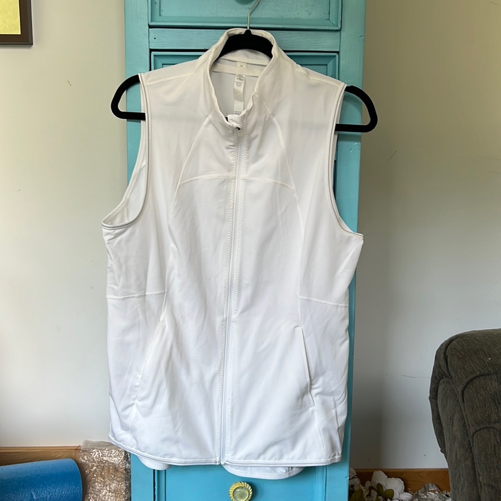 Lululemon white vest - never worn